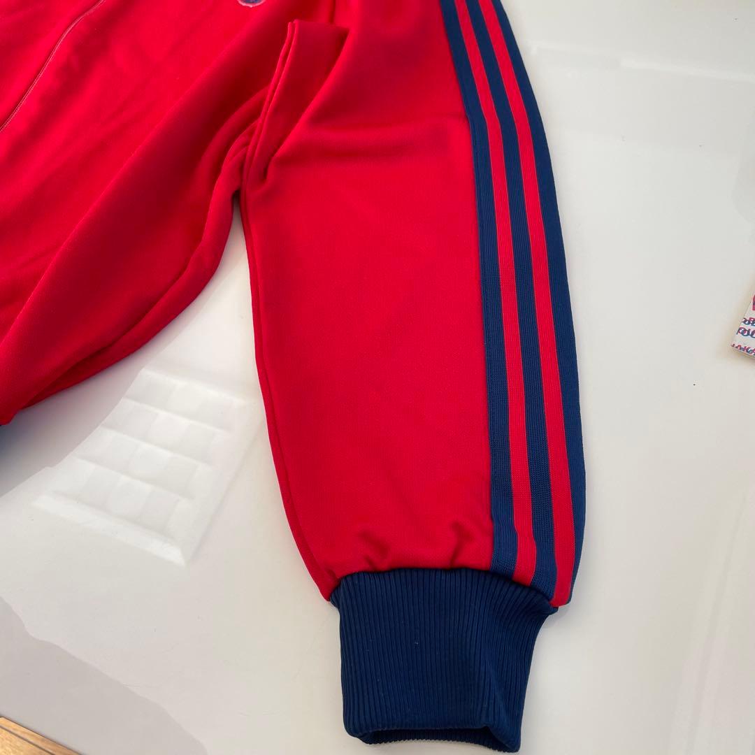 【美品】adidas トラックジャケット 70'sヴィンテージ 赤 即日発送