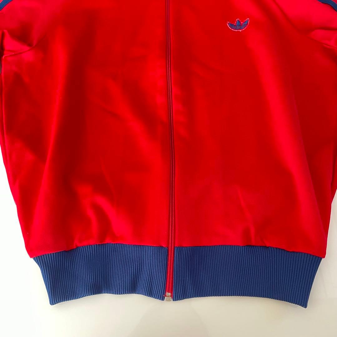 【美品】adidas トラックジャケット 70'sヴィンテージ 赤 即日発送