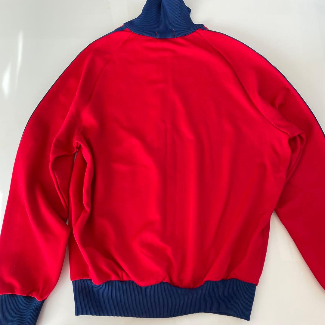 【美品】adidas トラックジャケット 70'sヴィンテージ 赤 即日発送