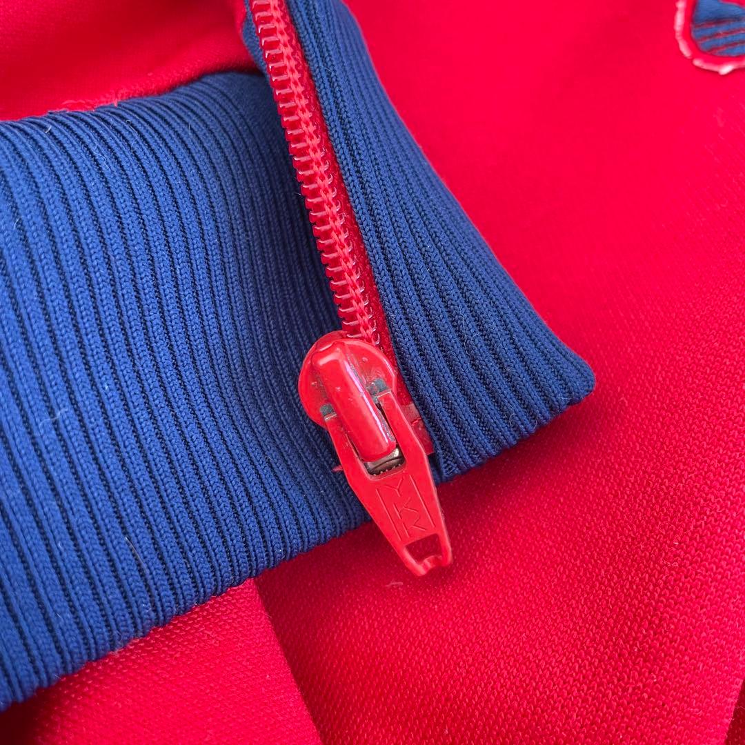 【美品】adidas トラックジャケット 70'sヴィンテージ 赤 即日発送