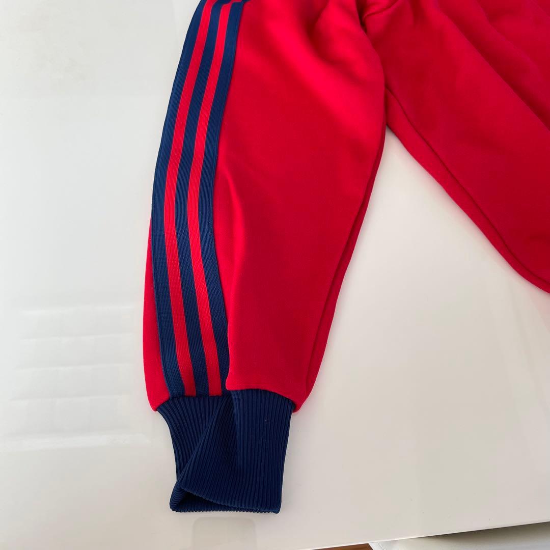 【美品】adidas トラックジャケット 70'sヴィンテージ 赤 即日発送