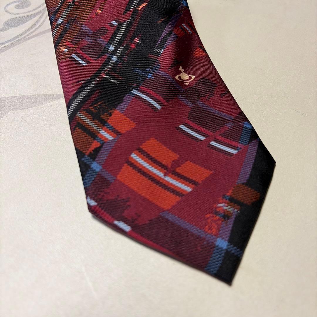 Vivienne Westwood オーブ ストライプ系ネクタイ　アート