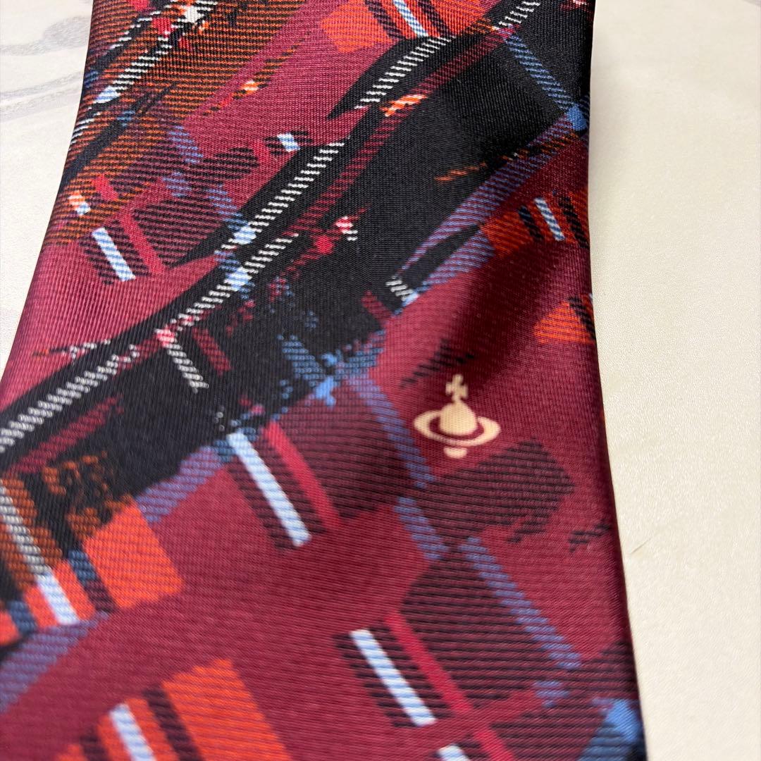 Vivienne Westwood オーブ ストライプ系ネクタイ　アート