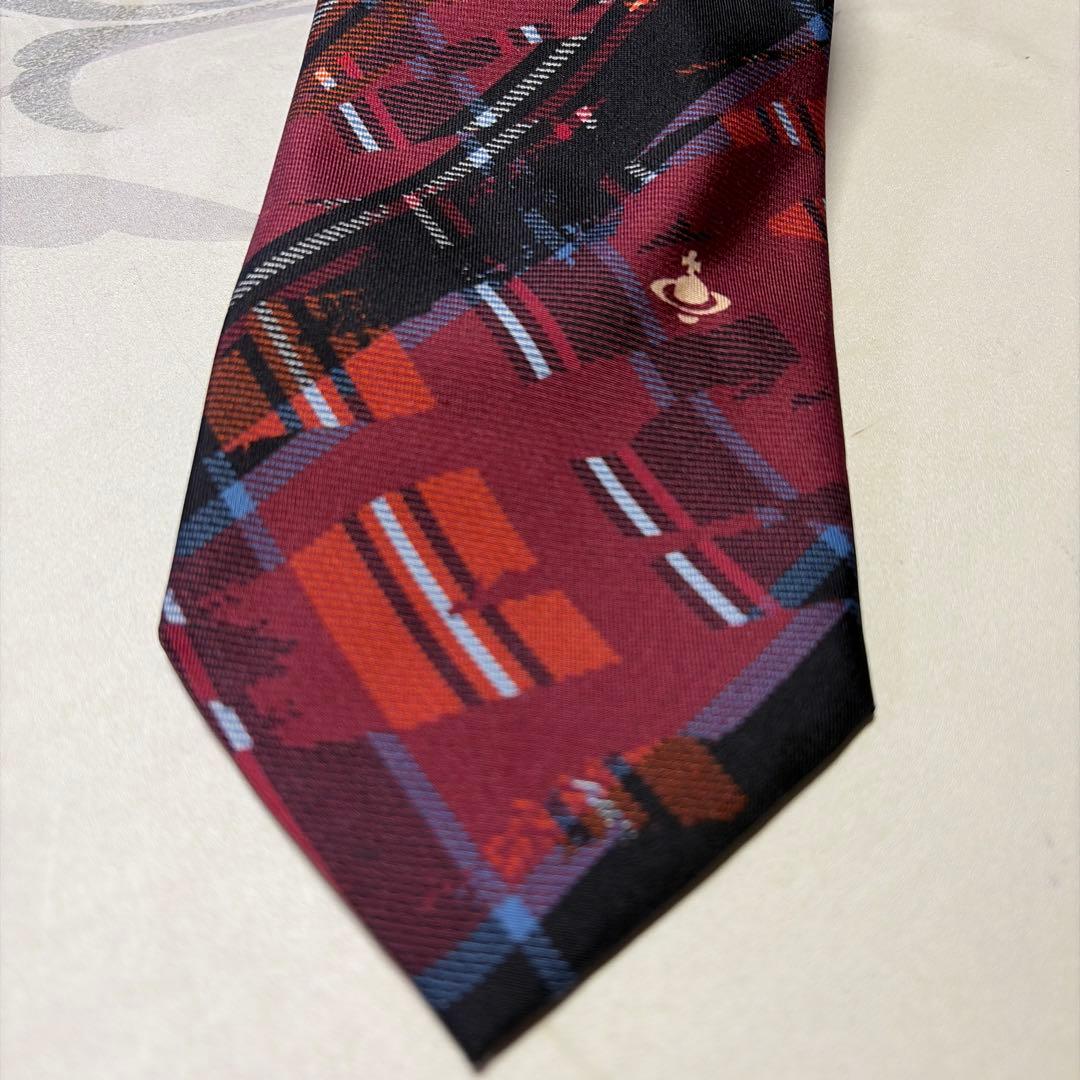 Vivienne Westwood オーブ ストライプ系ネクタイ　アート