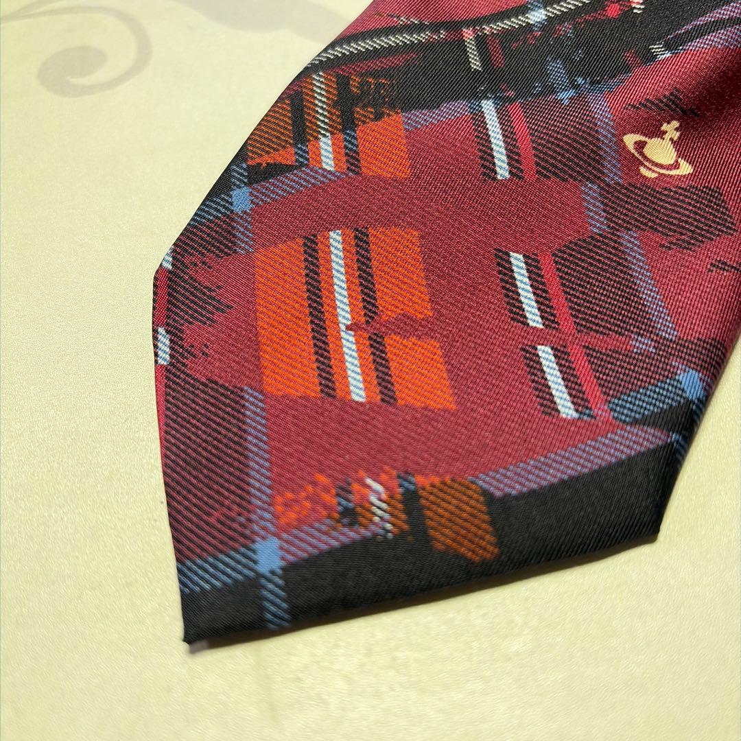 Vivienne Westwood オーブ ストライプ系ネクタイ　アート