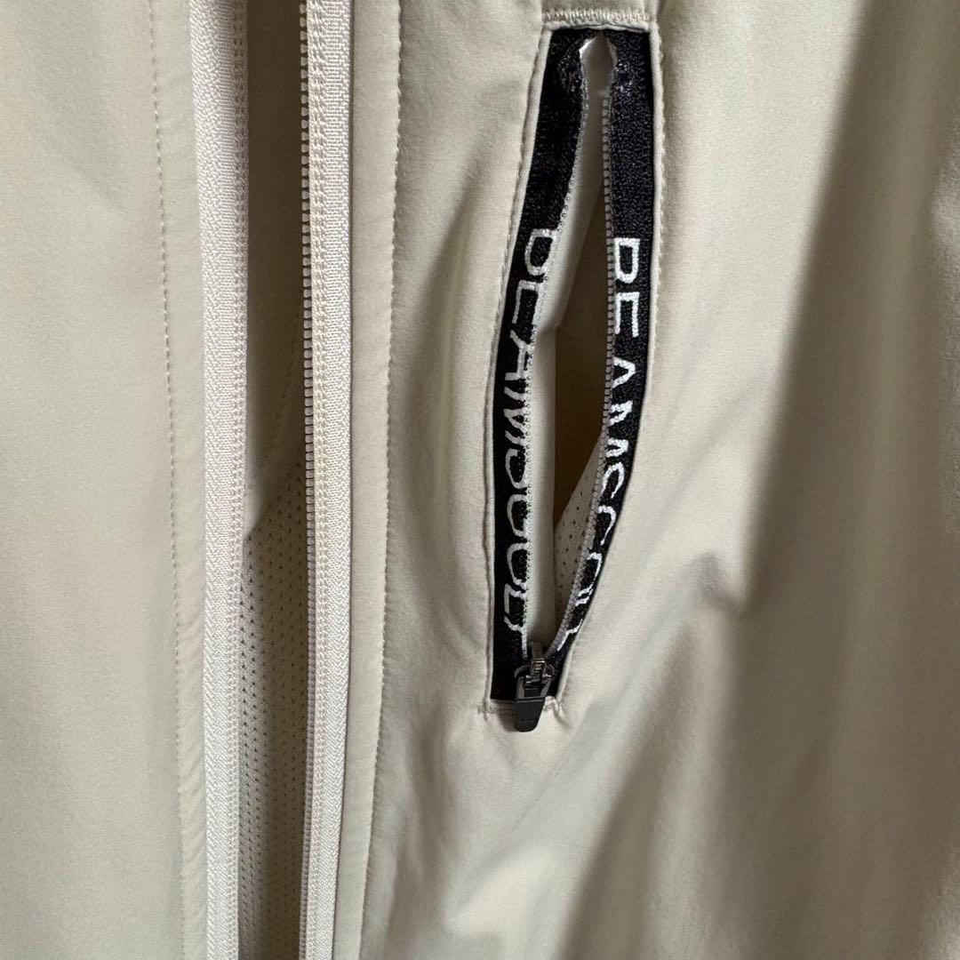 試着のみ ビームスゴルフ　BEAMS GOLF ノーカラーブルゾン　中綿入り