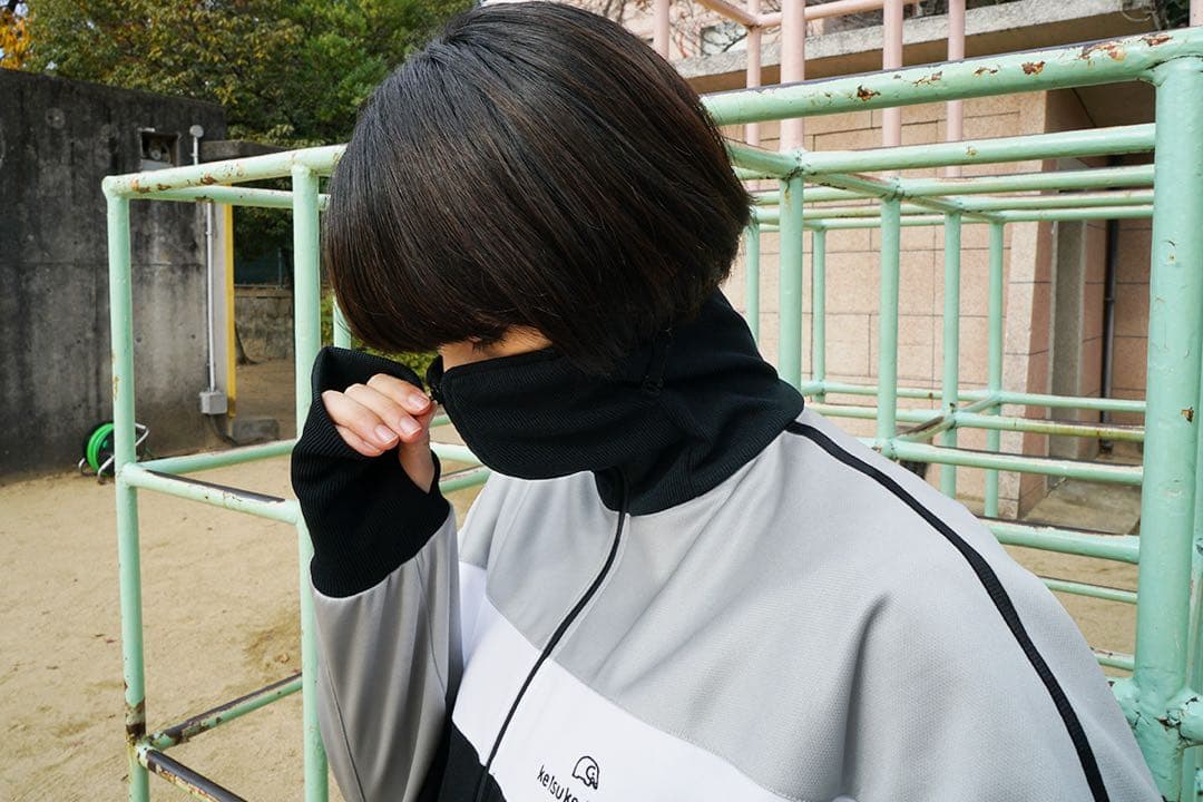 keisuke kanda ケイスケカンダ ジャージミーツマスク 黒 ジャージ