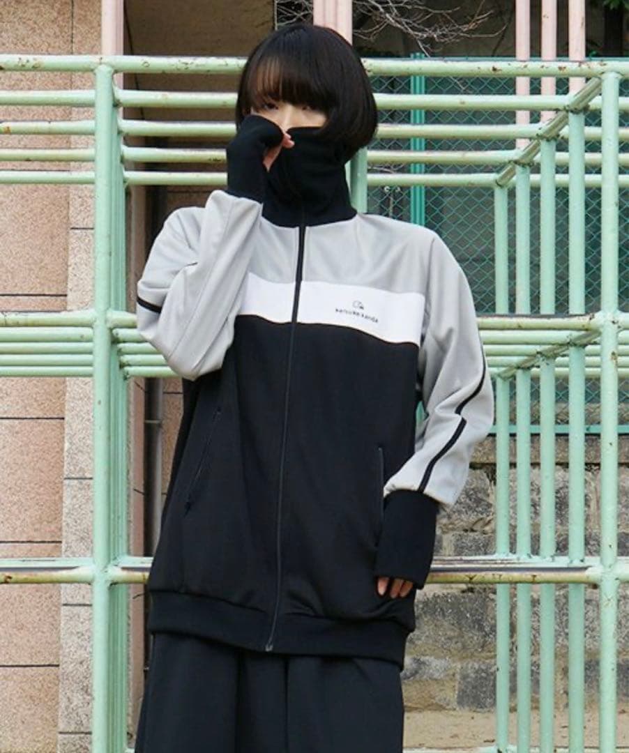 keisuke kanda ケイスケカンダ ジャージミーツマスク 黒 ジャージ