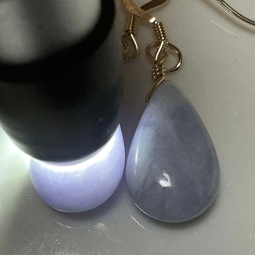 【専用】糸魚川翡翠　ヨシオ沢　ニノ型、ティアドロップピアス　14kgf（1）