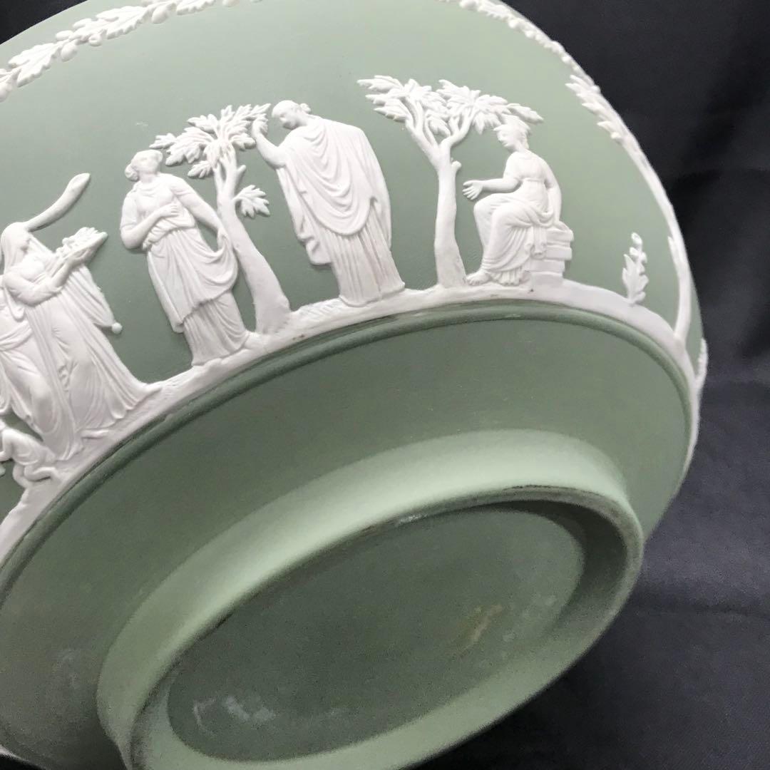 【USED】ウェッジウッド　ジャスパー　グリーン　ボウル