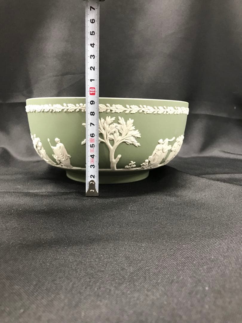 【USED】ウェッジウッド　ジャスパー　グリーン　ボウル