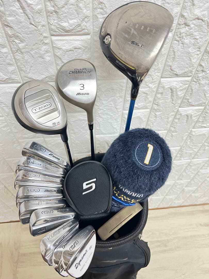 初心者おすすめ メンズ ゴルフクラブセット ミズノ キャディバック付