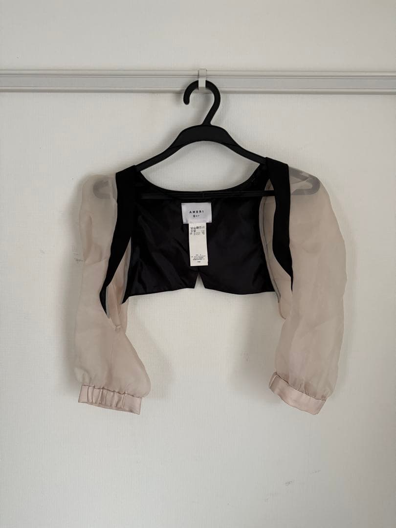 AMERI 2wayドレス ボレロ付き ブラック 結婚式/パーティー