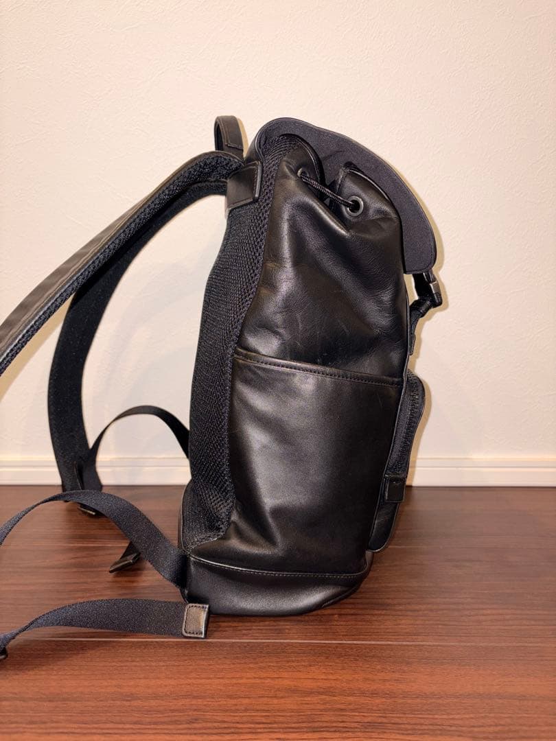 【最安値】COACH ブラック レザー リュック