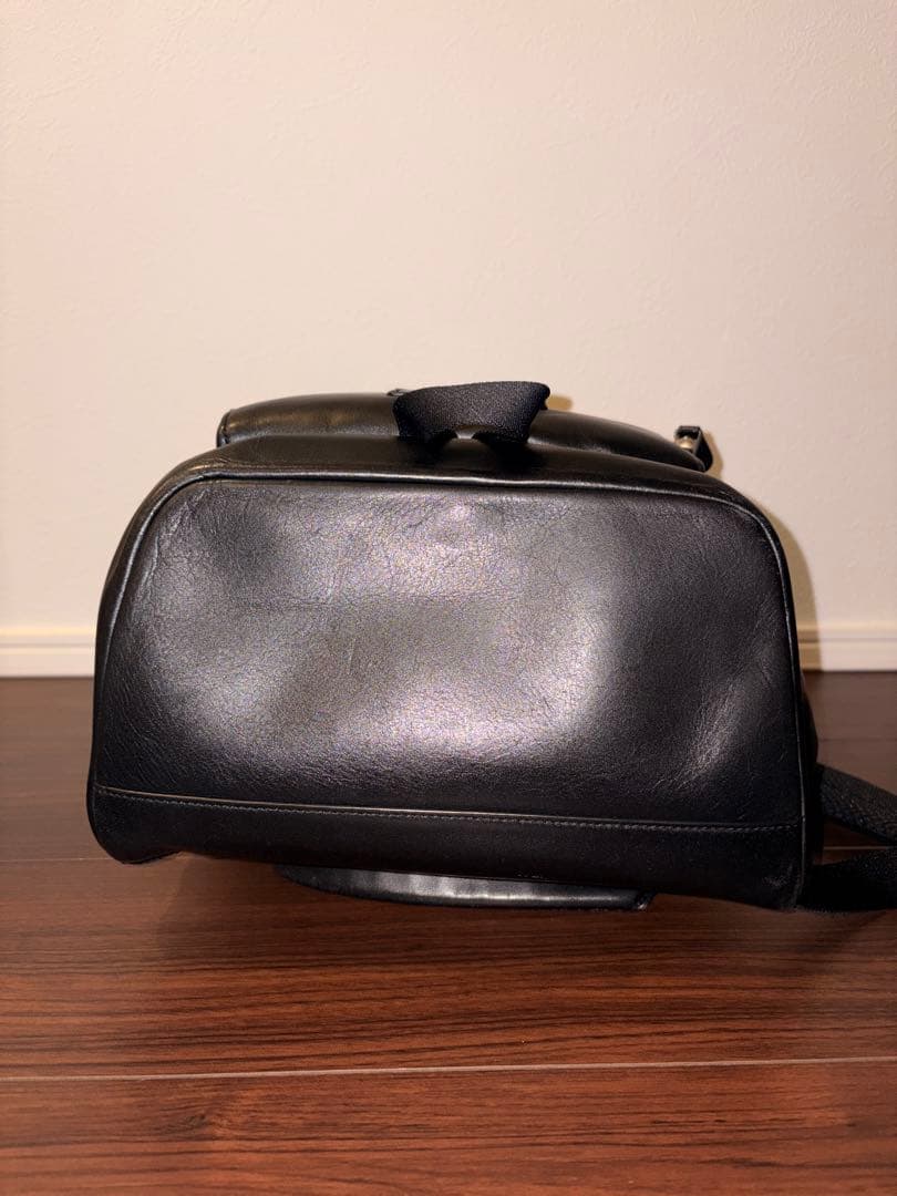 【最安値】COACH ブラック レザー リュック