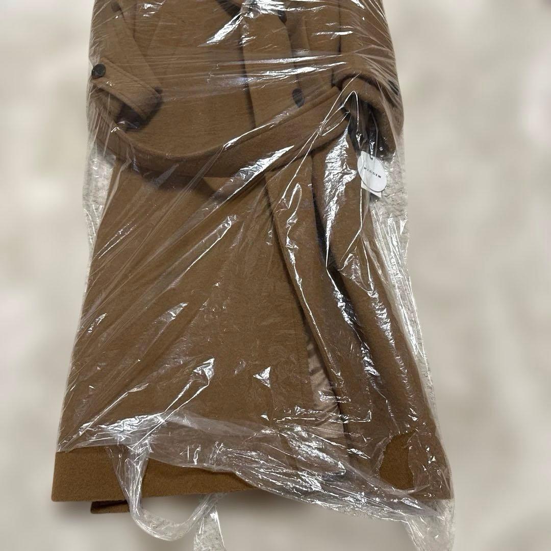 新品未使用タグ付き！PICCIN ビーバー2WAYカラーコート　ロングコート