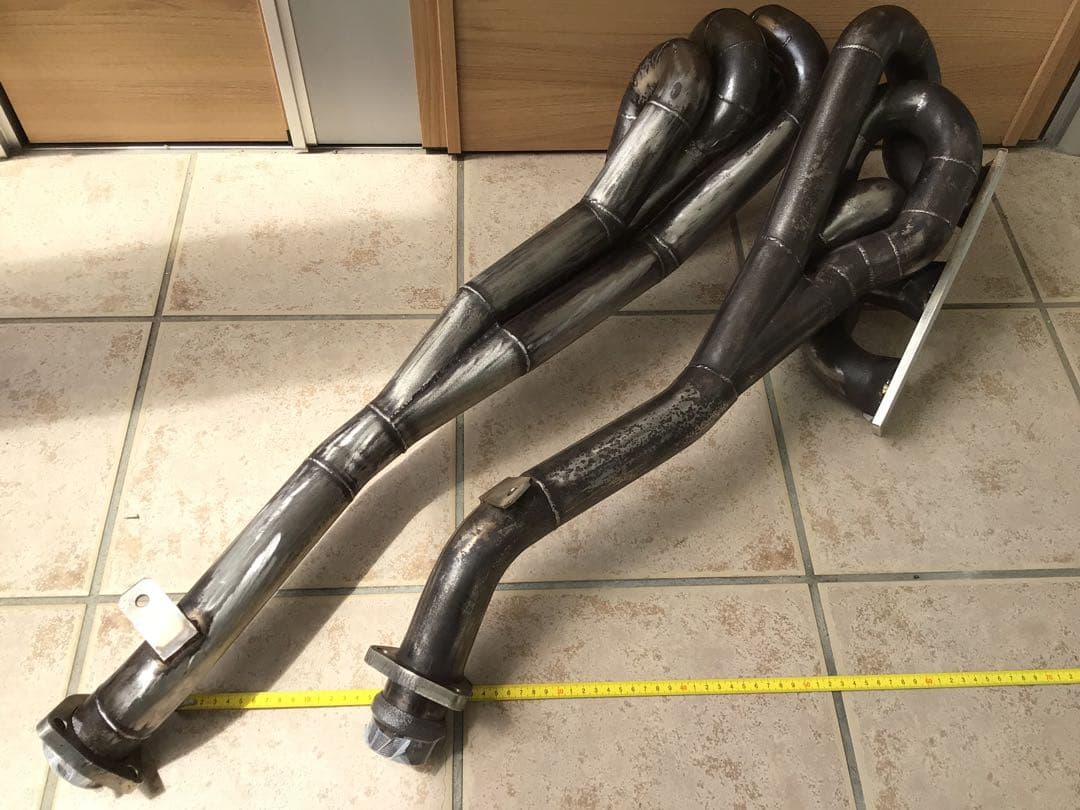 ★廃番  E24 M6 社外ワンオフ ステンレスタコ足 エキマニ 美品