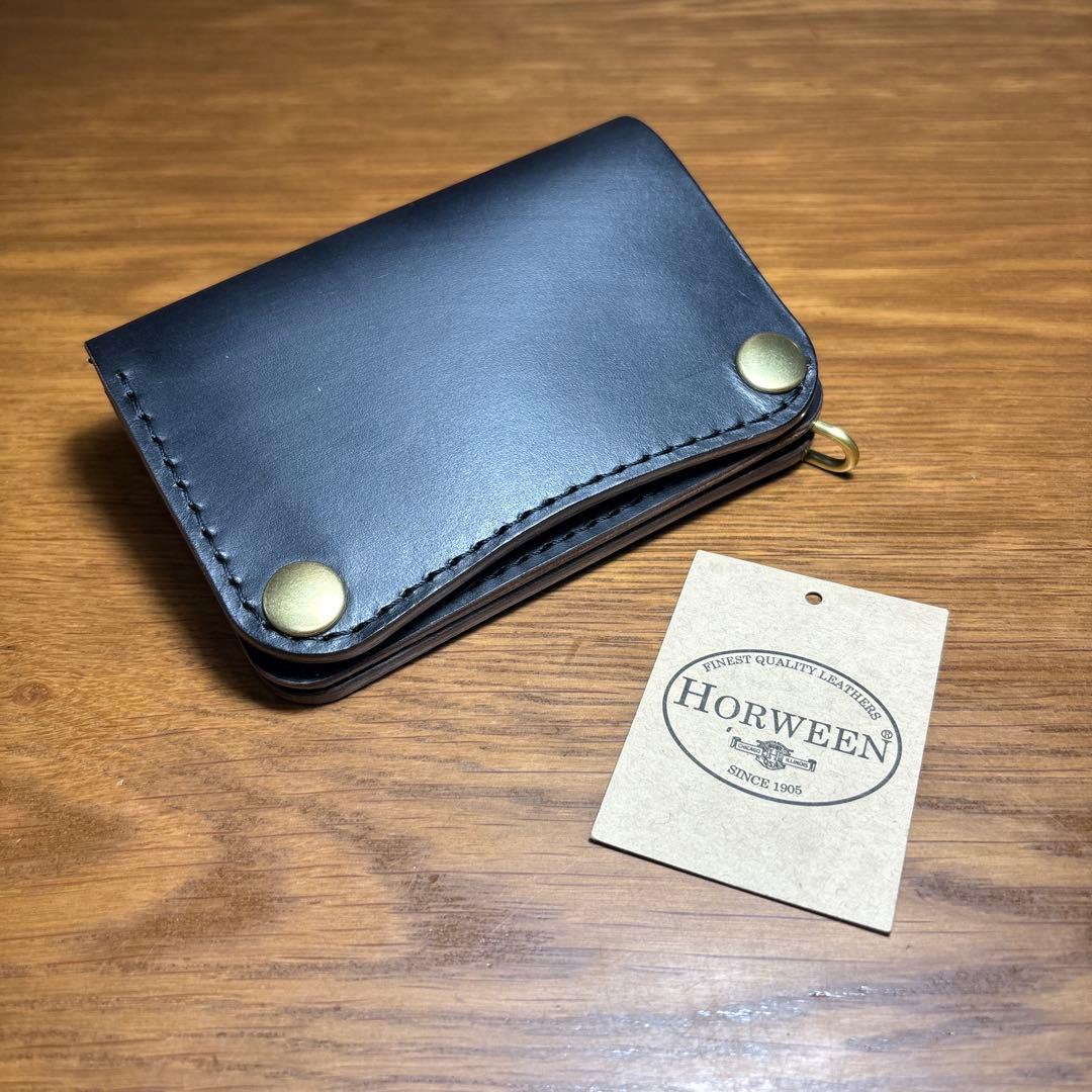 トラッカーウォレット クロムエクセル　二つ折り　ミドルウォレット　茶芯