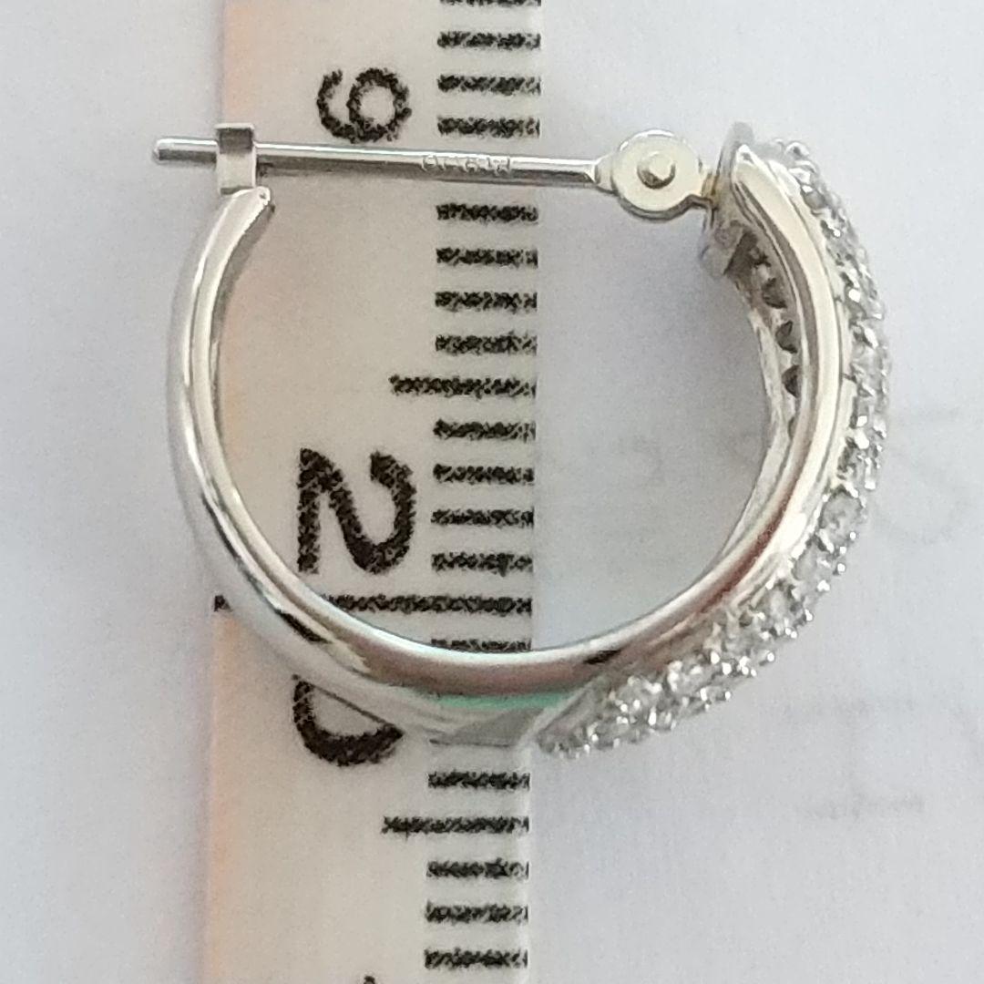 天然ダイヤモンドパヴェピアス 1ct Pt900