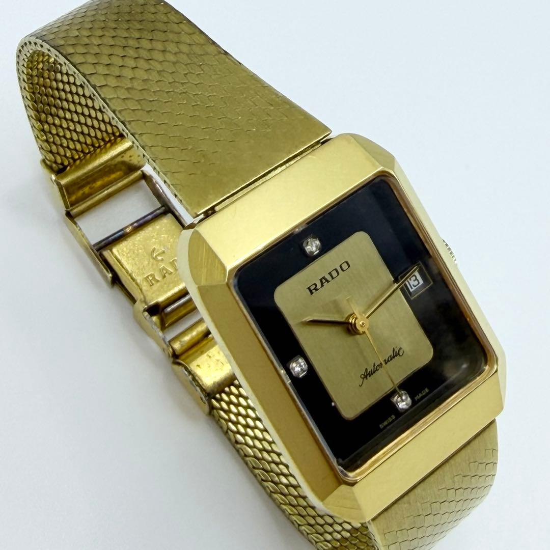【稼働】RADO ラドー 腕時計 3Pダイヤ 自動巻き デイト