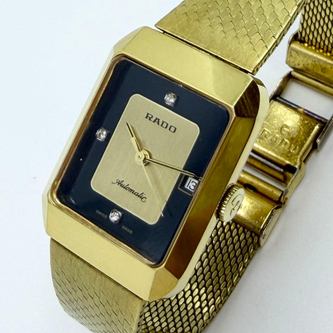 【稼働】RADO ラドー 腕時計 3Pダイヤ 自動巻き デイト