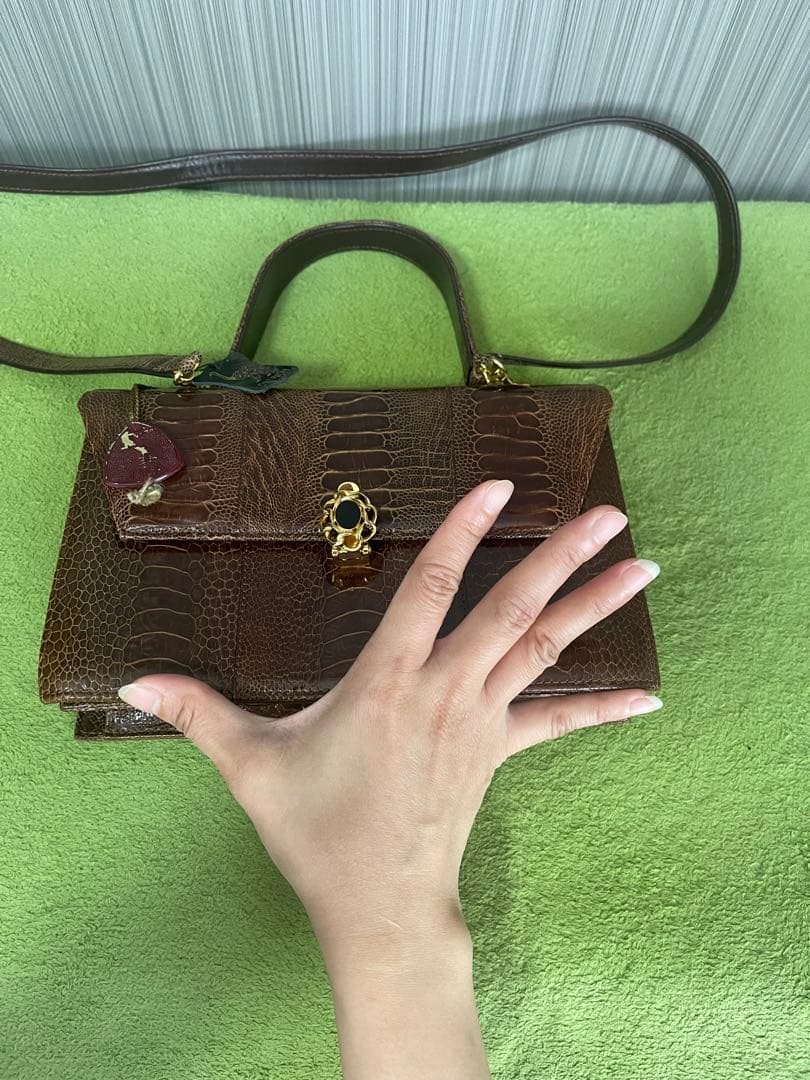 Eagle JRA オーストリッチ 2 way ハンドバッグ まとめ