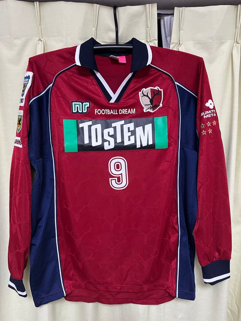 【支給品】チャンピオンシップ 鹿島アントラーズ 2001 1st ユニフォーム