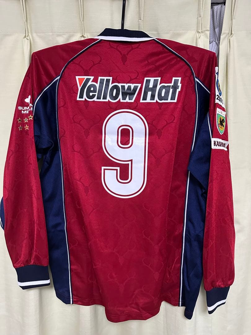 【支給品】チャンピオンシップ 鹿島アントラーズ 2001 1st ユニフォーム