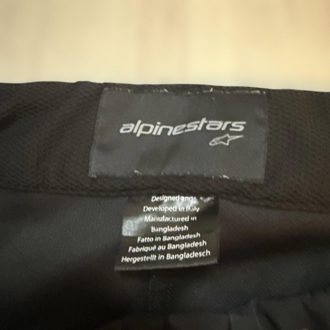 alpinestars パーツガイド ブラックパンツ