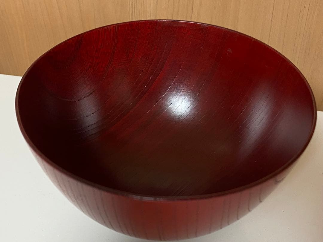 山中漆器 喜八工房 雑煮椀 ペア 欅 天然木 汁椀 漆器 フリーボウル 大汁椀