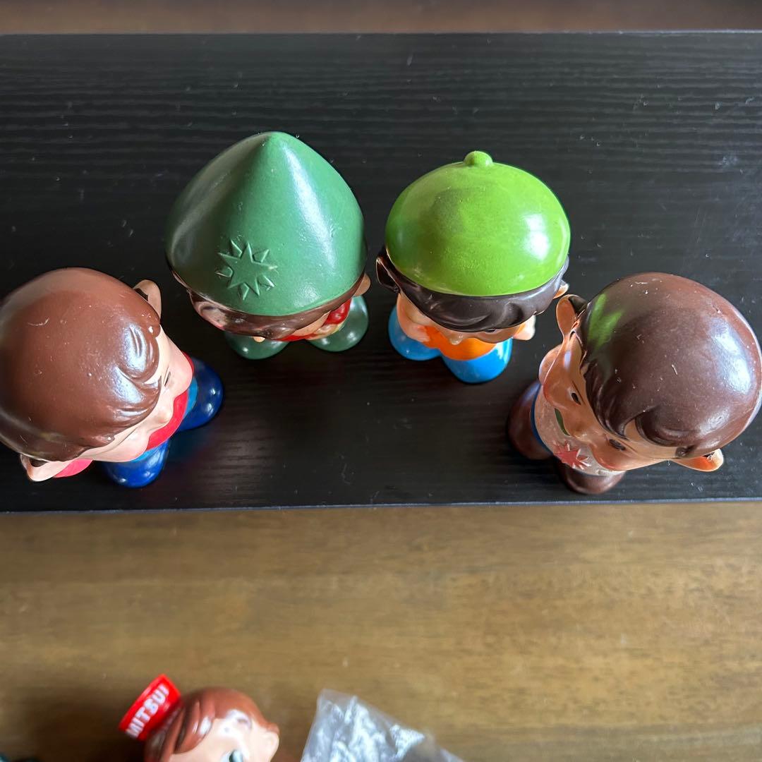 昭和レトロ ソフビ 貯金箱 企業物 新品未開封あり こけし 人形 置物