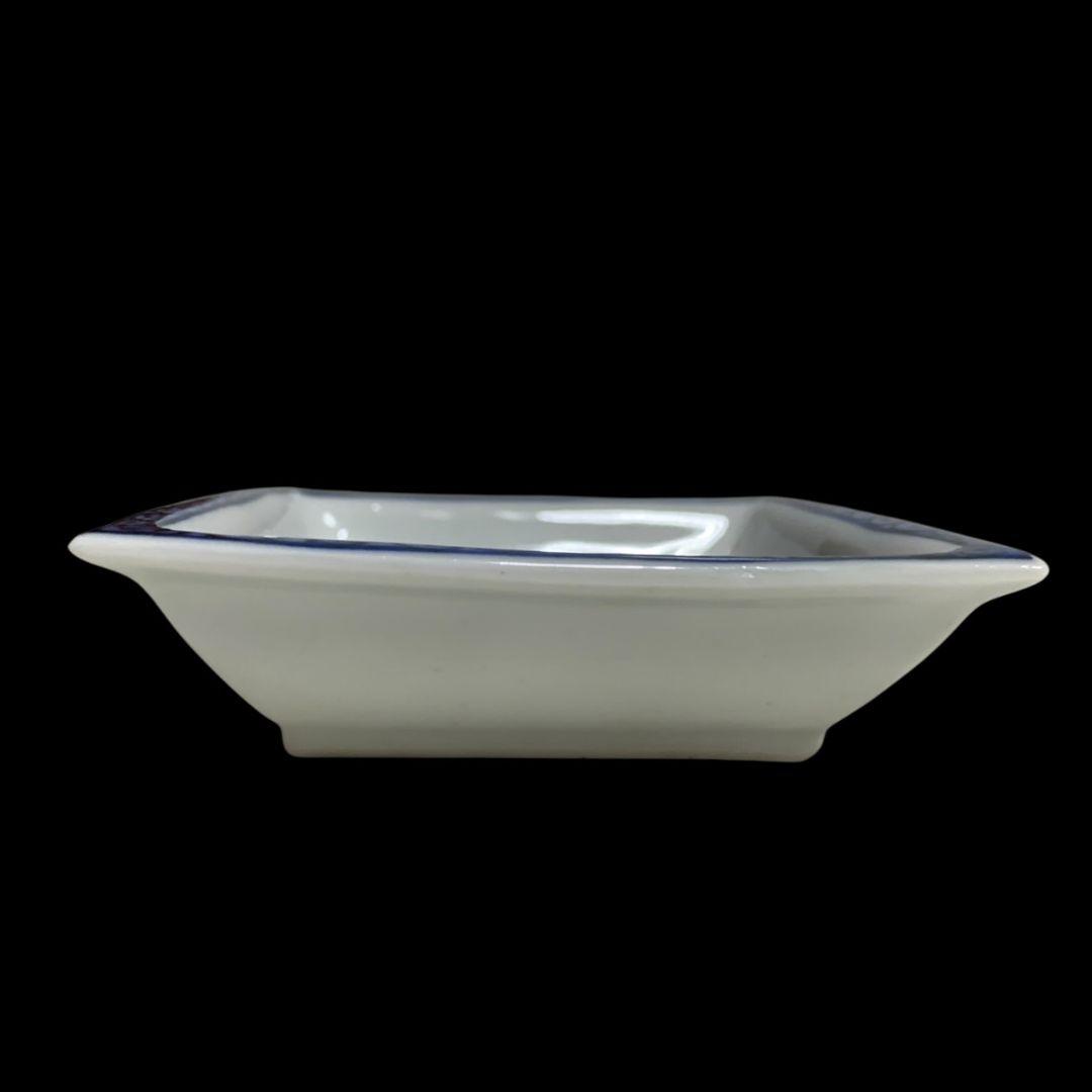 永楽善五郎 染付鹿猿四方皿 小皿 角皿 五客 永楽妙全 染付