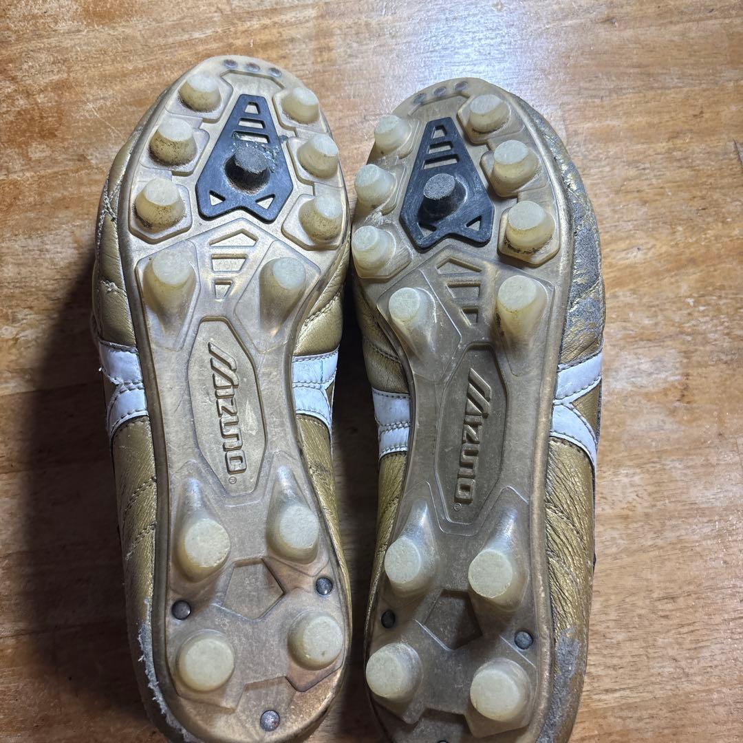 Mizuno ゴールド スパイクシューズ