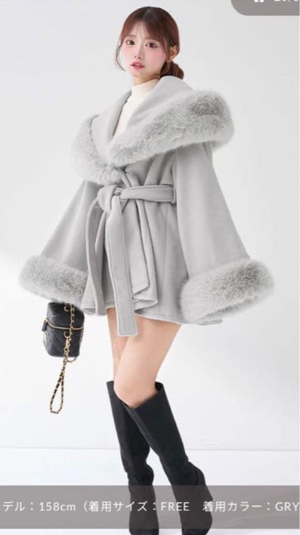 完売品　レア　ダーリッチ　ウエストベルトプリンセスラインコート