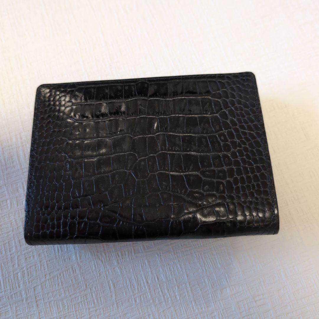 YVES SAINT LAURENT ブラック二つ折り財布