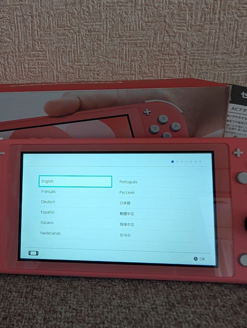 Nintendo Switch Lite　コーラルピンク 本体