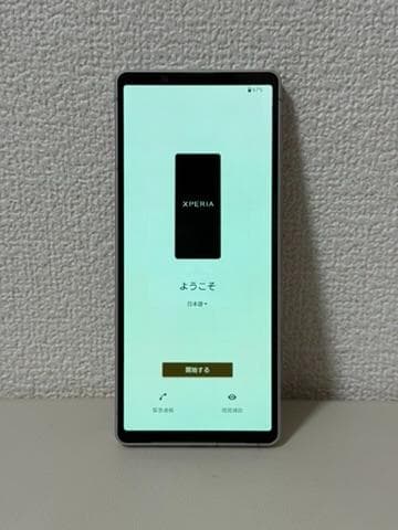s*2様 SONY XPERIA 5 V XQ-DE44 プラチナシルバー 画面