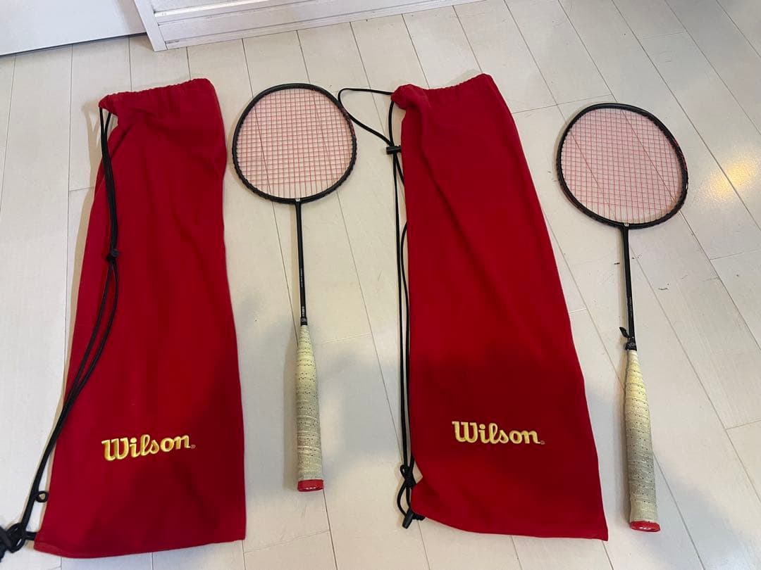 Wilson バドミントンラケット sx7000 2本セット