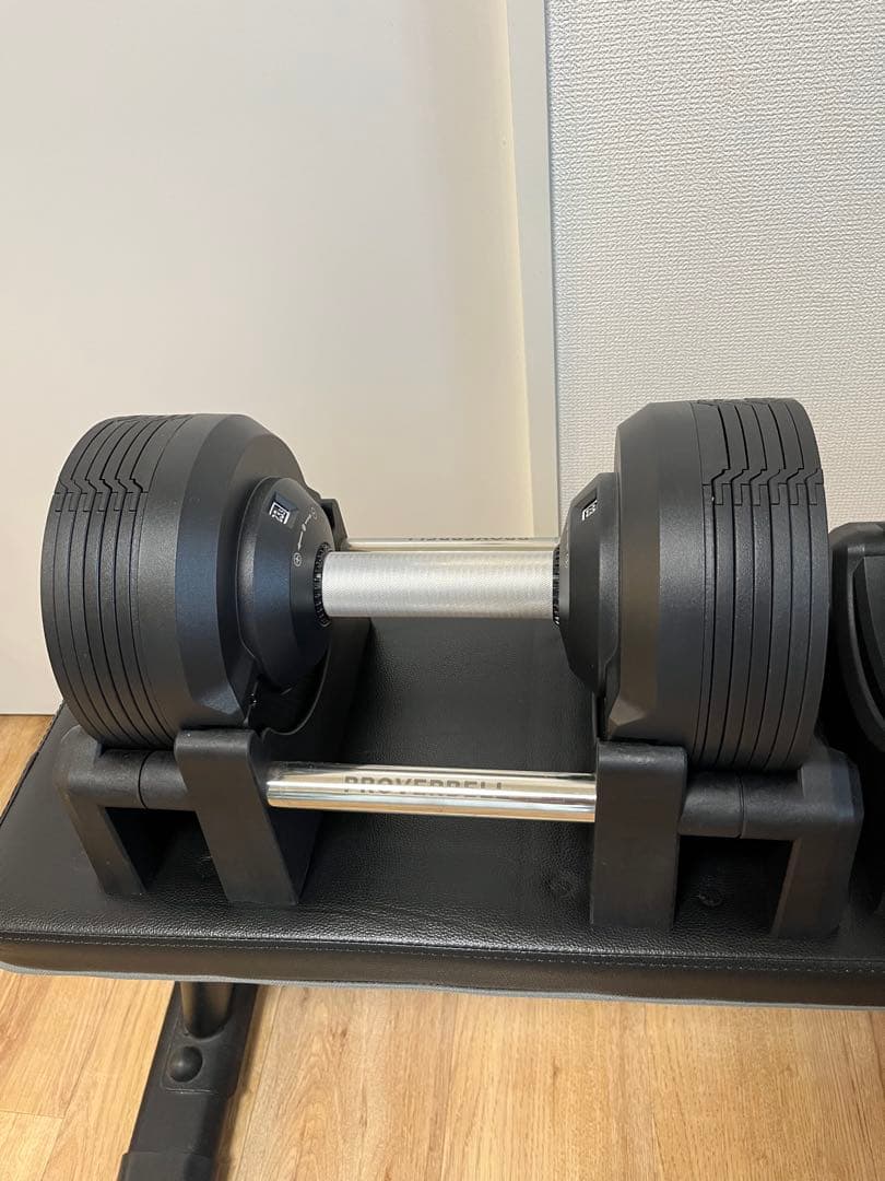 名古屋市引取限定 プロバーベル 23.5kg ブラック2個＋フラットベンチ台