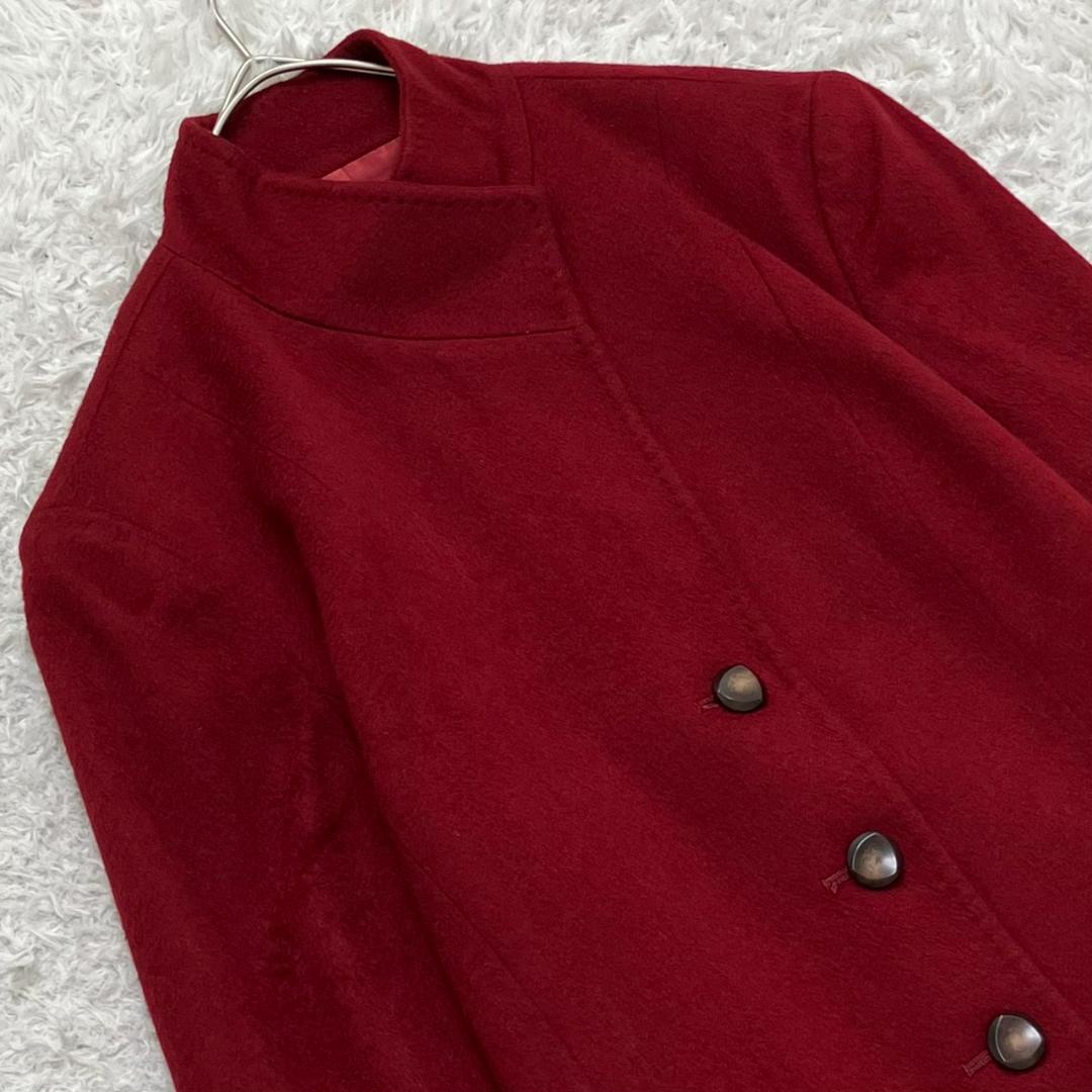 ロロピアーナ✨極美品✨レリアン カシミヤ100 コート 大きいサイズ 13 赤