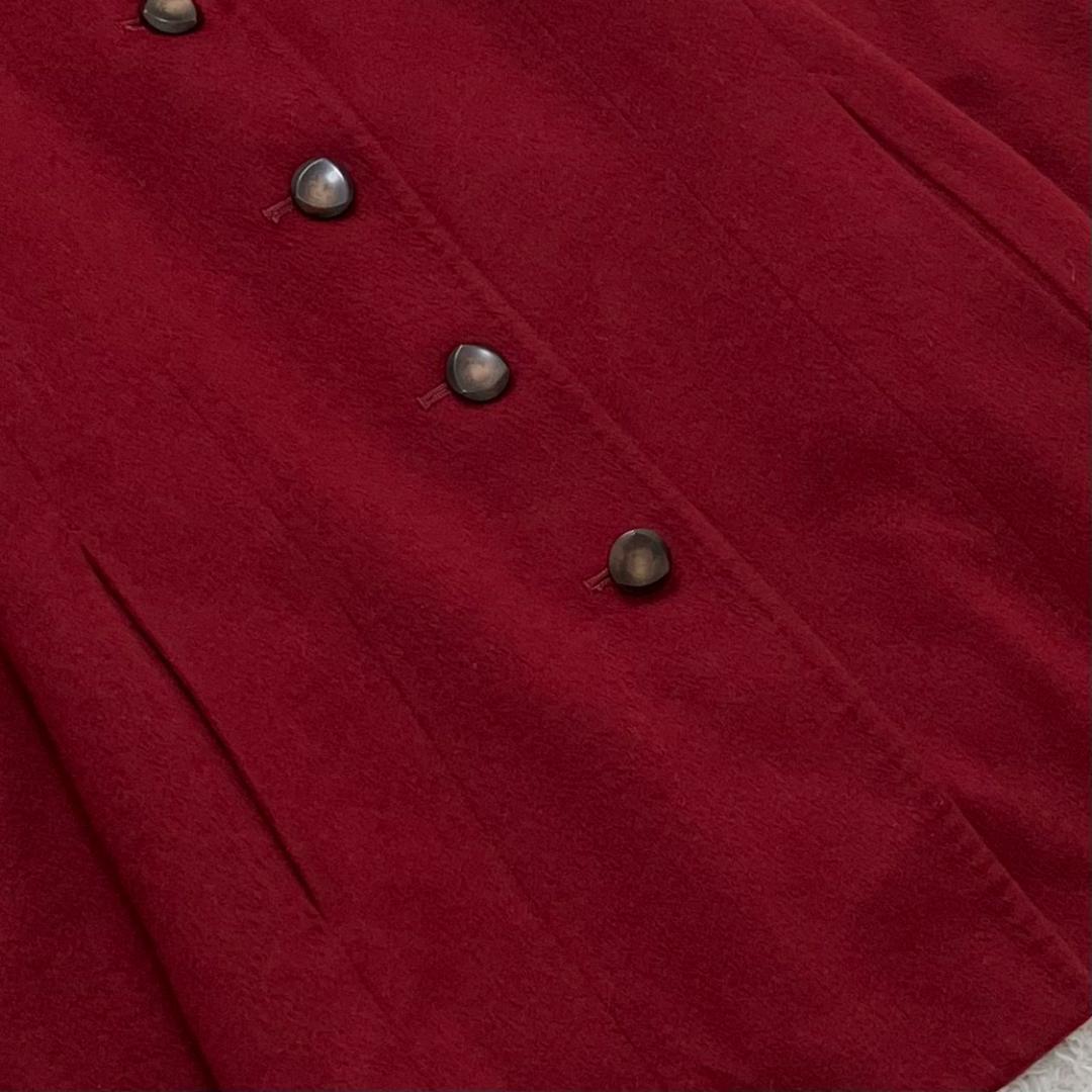 ロロピアーナ✨極美品✨レリアン カシミヤ100 コート 大きいサイズ 13 赤