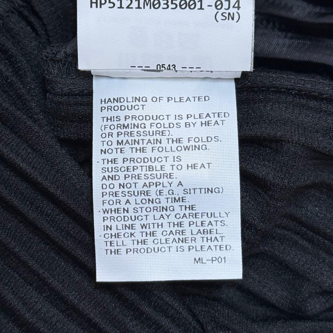 【極美品】 HOMME PLISSE 25SS プリーツ パンツ