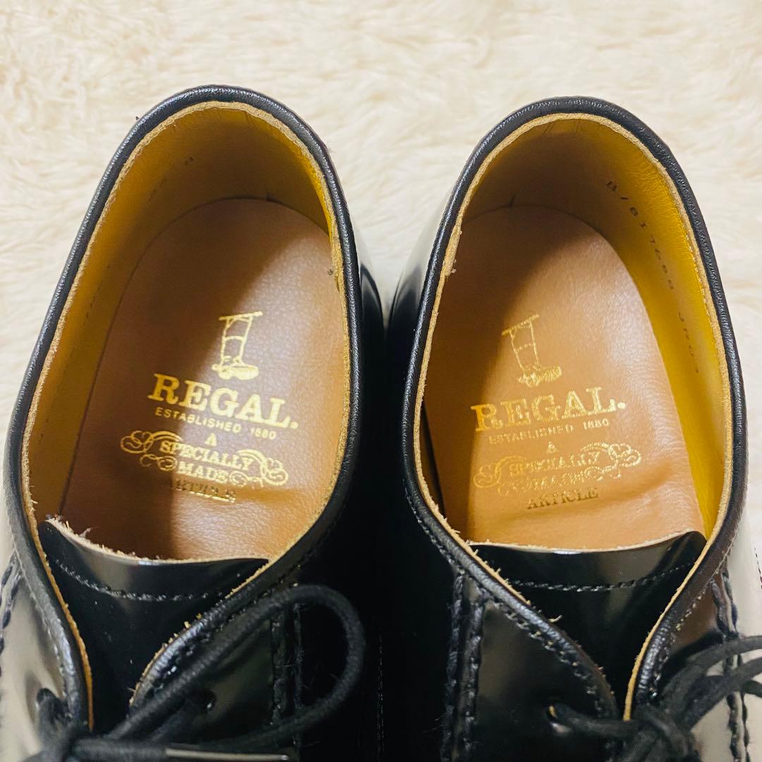 未使用級！REGAL リーガル プレーントゥ 外羽根　ビジネスシューズ　通勤