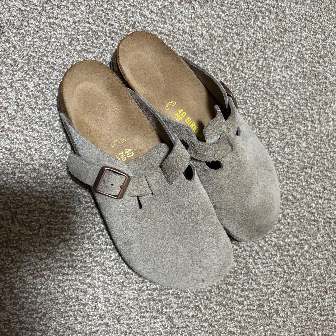 【BIRKENSTOCK】Boston レギュラー トープ 40 26cm