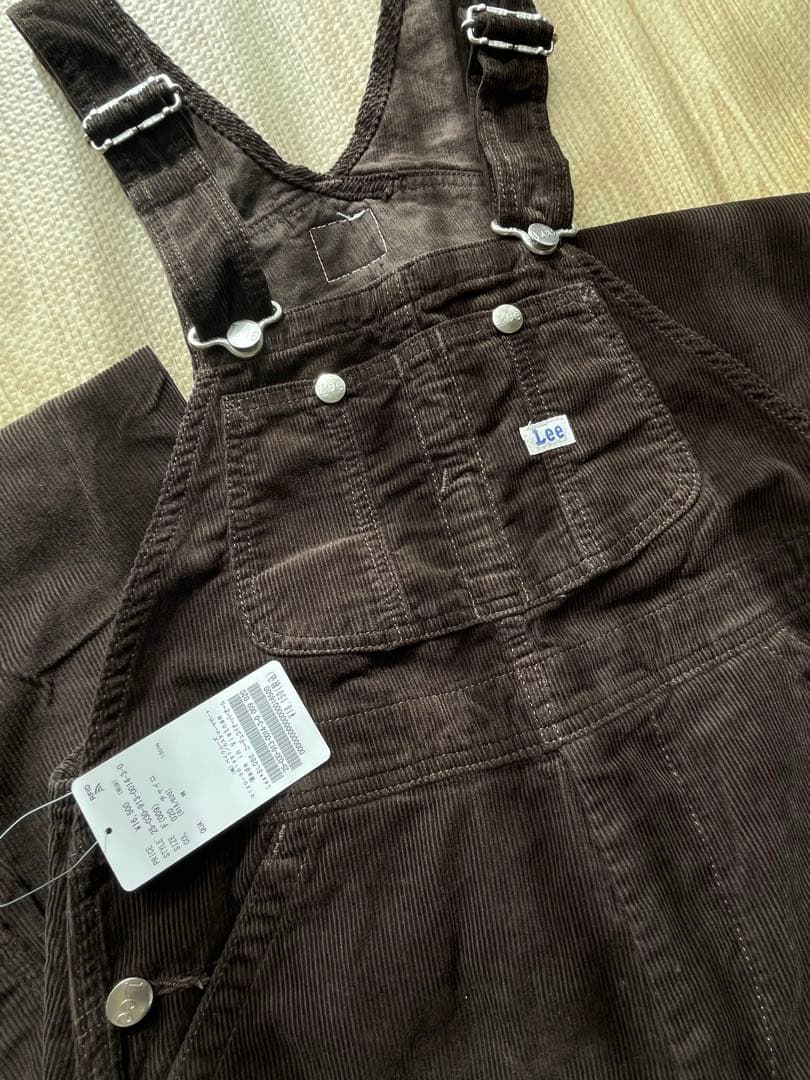 新品タグ付　LEE /リー SLOBE別注 コーデュロイオーバーオール