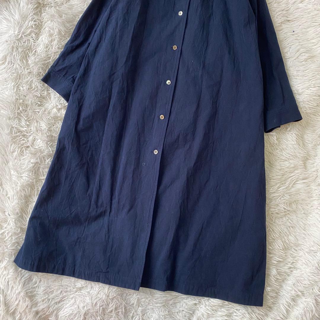 群言堂 石見銀山 先染めバフクロスジャケット羊草 スプリングコート フリーサイズ