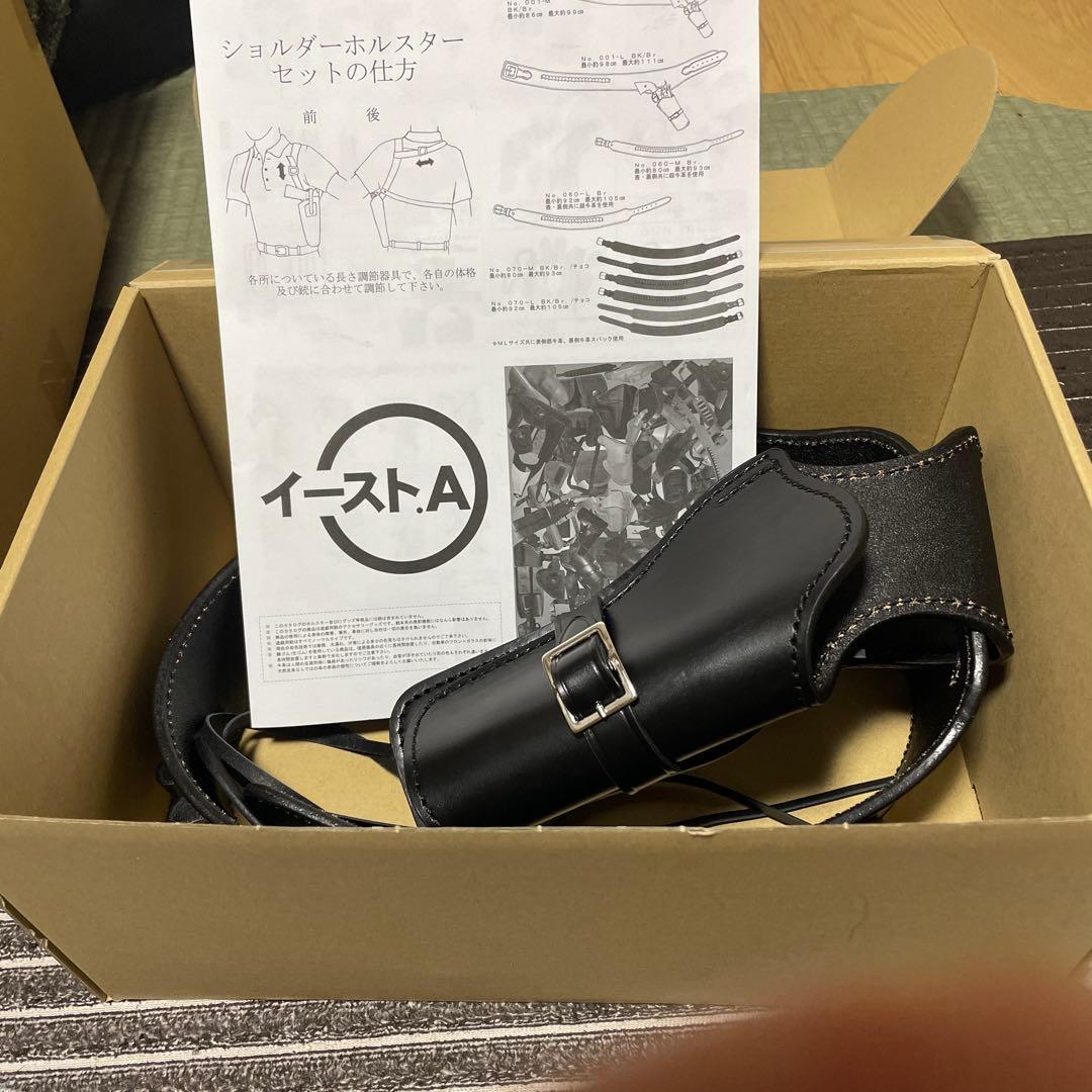 牛皮•新品　East.A ウエスタンガンベルトM86〜99cm