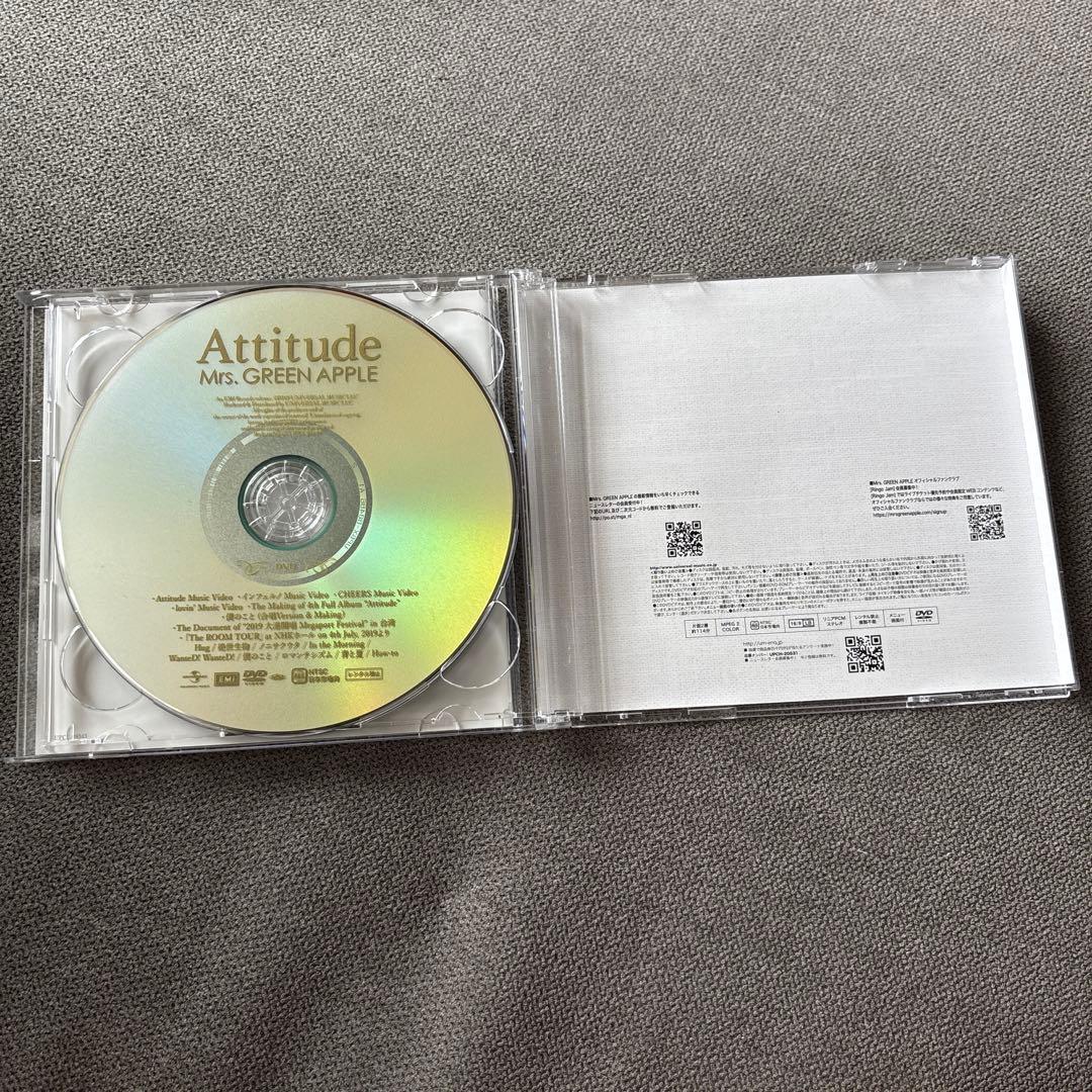 Mrs. GREEN APPLE ミセス Attitude初回限定盤
