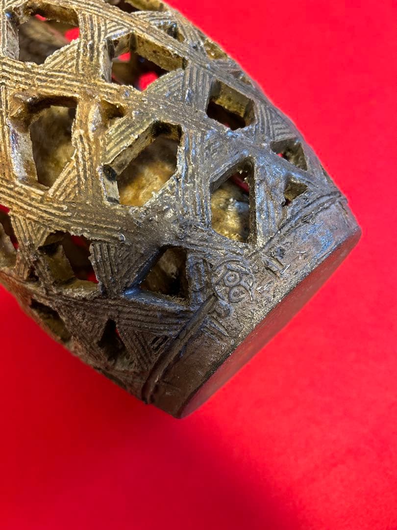 <FROM JAPAN 公式アカウント>萬古焼 露光窯 冬柴文廣 燻籠