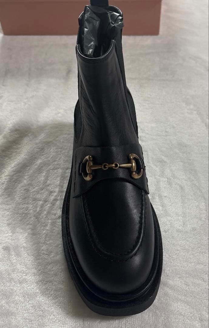 FABIO RUSCONI ブラックブーツ　サイズ40 未使用